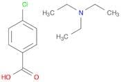 Benzoic acid, 4-chloro-, compd. with N,N-diethylethanamine (1:1)