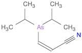 2-Propenenitrile, 3-[bis(1-methylethyl)arsino]-, (Z)-