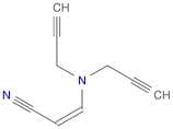 2-Propenenitrile, 3-(di-2-propynylamino)-, (Z)-