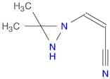 2-Propenenitrile, 3-(3,3-dimethyl-1-diaziridinyl)-, (Z)-
