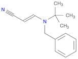 2-Propenenitrile, 3-[(1,1-dimethylethyl)(phenylmethyl)amino]-, (E)-