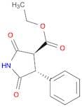 3-Pyrrolidinecarboxylic acid, 2,5-dioxo-4-phenyl-, ethyl ester, trans-