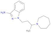 1H-Indazol-3-amine, 1-[3-(hexahydro-1H-azepin-1-yl)butyl]-