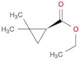 Cyclopropanecarboxylic acid, 2,2-dimethyl-, ethyl ester, (S)-