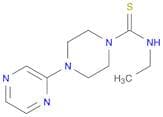 1-Piperazinecarbothioamide, N-ethyl-4-pyrazinyl-