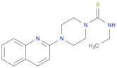 1-Piperazinecarbothioamide, N-ethyl-4-(2-quinolinyl)-