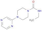 1-Piperazinecarboxamide, N-ethyl-4-pyrazinyl-