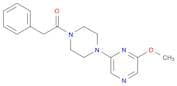 Piperazine, 1-(6-methoxypyrazinyl)-4-(phenylacetyl)-