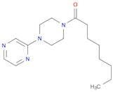 Piperazine, 1-(1-oxooctyl)-4-pyrazinyl-