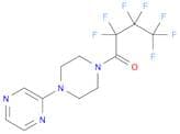 Piperazine, 1-(2,2,3,3,4,4,4-heptafluoro-1-oxobutyl)-4-pyrazinyl-