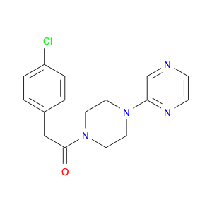 Piperazine, 1-[(4-chlorophenyl)acetyl]-4-pyrazinyl-