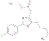 4-Oxazoleacetic acid, 2-(4-chlorophenyl)-5-pentyl-, ethyl ester