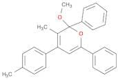 2H-Pyran, 2-methoxy-3-methyl-4-(4-methylphenyl)-2,6-diphenyl-