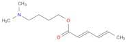 2,4-Hexadienoic acid, 4-(dimethylamino)butyl ester, (E,E)-