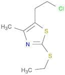 Thiazole, 5-(2-chloroethyl)-2-(ethylthio)-4-methyl-