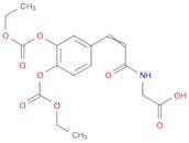 Glycine, N-[3-[3,4-bis[(ethoxycarbonyl)oxy]phenyl]-1-oxo-2-propenyl]-