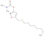 Carbamic acid, dimethyl-, 5-[(octylthio)methyl]-3-isoxazolyl ester