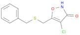 3(2H)-Isoxazolone, 4-chloro-5-[[(phenylmethyl)thio]methyl]-