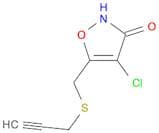 3(2H)-Isoxazolone, 4-chloro-5-[(2-propynylthio)methyl]-
