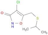 3(2H)-Isoxazolone, 4-chloro-5-[[(1-methylethyl)thio]methyl]-