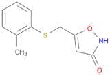 3(2H)-Isoxazolone, 5-[[(2-methylphenyl)thio]methyl]-