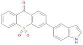 9H-Thioxanthen-9-one, 3-(1H-indol-5-yl)-, 10,10-dioxide