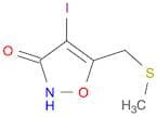 3(2H)-Isoxazolone, 4-iodo-5-[(methylthio)methyl]-