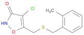 3(2H)-Isoxazolone, 4-chloro-5-[[[(2-methylphenyl)methyl]thio]methyl]-