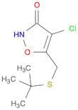 3(2H)-Isoxazolone, 4-chloro-5-[[(1,1-dimethylethyl)thio]methyl]-