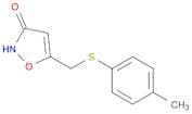 3(2H)-Isoxazolone, 5-[[(4-methylphenyl)thio]methyl]-