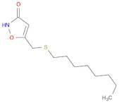 3(2H)-Isoxazolone, 5-[(octylthio)methyl]-
