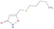 3(2H)-Isoxazolone, 5-[(pentylthio)methyl]-