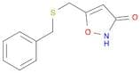 3(2H)-Isoxazolone, 5-[[(phenylmethyl)thio]methyl]-