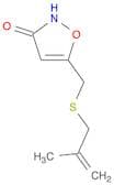 3(2H)-Isoxazolone, 5-[[(2-methyl-2-propenyl)thio]methyl]-