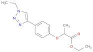 Propanoic acid, 2-[4-(1-ethyl-1H-1,2,3-triazol-4-yl)phenoxy]-, ethyl ester