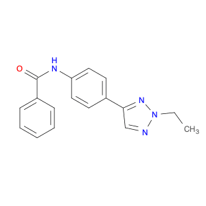 Benzamide, N-[4-(2-ethyl-2H-1,2,3-triazol-4-yl)phenyl]-