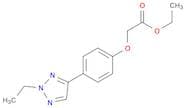 Acetic acid, [4-(2-ethyl-2H-1,2,3-triazol-4-yl)phenoxy]-, ethyl ester