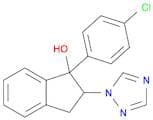 1H-Inden-1-ol, 1-(4-chlorophenyl)-2,3-dihydro-2-(1H-1,2,4-triazol-1-yl)-