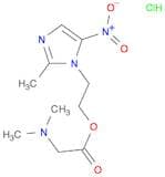 2-(2-methyl-5-nitro-imidazol-1-yl)ethyl 2-dimethylaminoacetate hydrochloride
