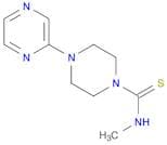 1-Piperazinecarbothioamide, N-methyl-4-pyrazinyl-