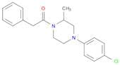 Piperazine, 4-(4-chlorophenyl)-2-methyl-1-(phenylacetyl)-