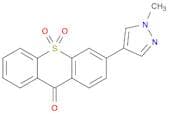 9H-Thioxanthen-9-one, 3-(1-methyl-1H-pyrazol-4-yl)-, 10,10-dioxide