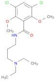 Benzamide, 3,5-dichloro-N-[3-(diethylamino)propyl]-2,6-dimethoxy-