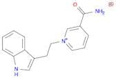 Pyridinium, 3-(aminocarbonyl)-1-[2-(1H-indol-3-yl)ethyl]-, bromide