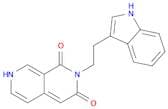 2,7-Naphthyridine-1,3(2H,7H)-dione, 2-[2-(1H-indol-3-yl)ethyl]-