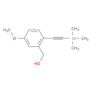 Benzenemethanol, 5-methoxy-2-[(trimethylsilyl)ethynyl]-