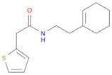 2-Thiopheneacetamide, N-[2-(1-cyclohexen-1-yl)ethyl]-