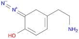2,4-Cyclohexadien-1-one,4-(2-aminoethyl)-6-diazo-