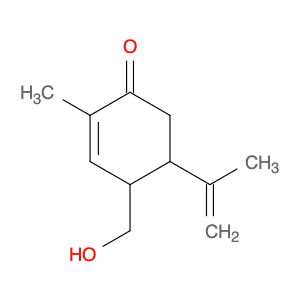 2-Cyclohexen-1-one, 4-(hydroxymethyl)-2-methyl-5-(1-methylethenyl)-
