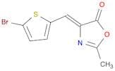 5(4H)-Oxazolone, 4-[(5-bromo-2-thienyl)methylene]-2-methyl-, (Z)-